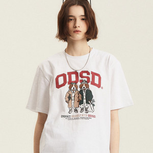 오드 퍼피 시리즈 COUPLE 티셔츠 - WHITE